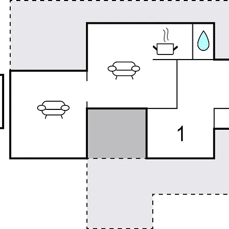 Two-bedroom In Haderslev Сasa de vacaciones